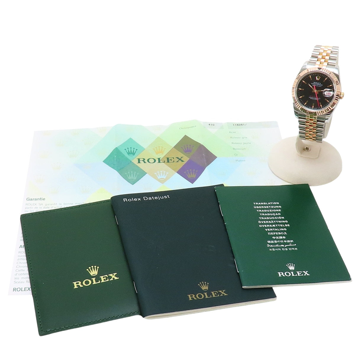 116261 Datejust Turn-O-Graph PG/SS F Automatic Black