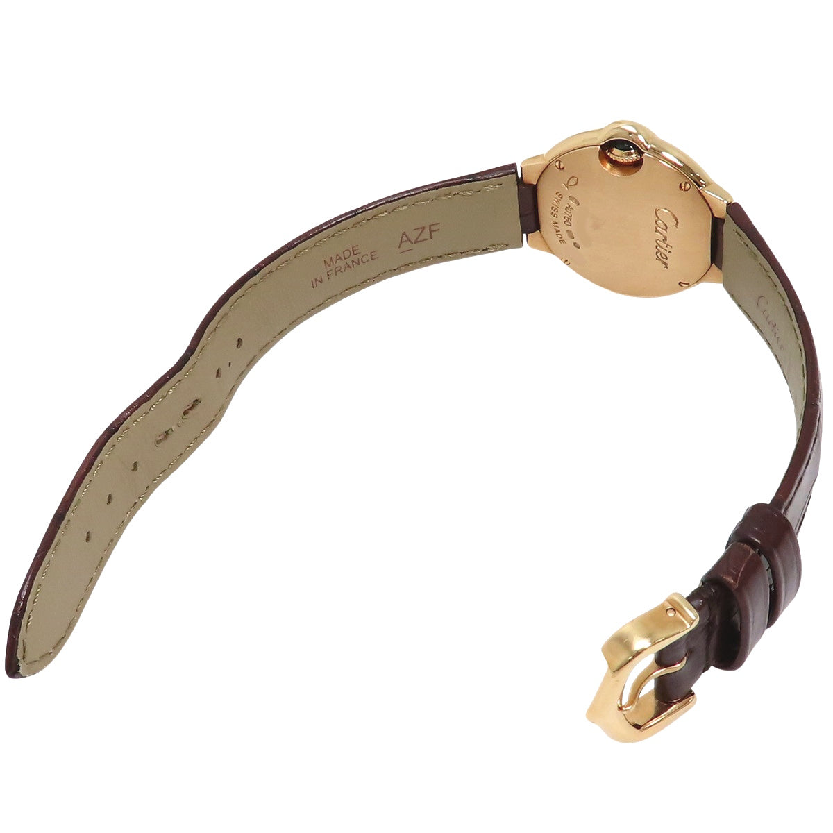 WGBB0007 蓝气球28毫米 玫瑰金/皮革 石英 白色