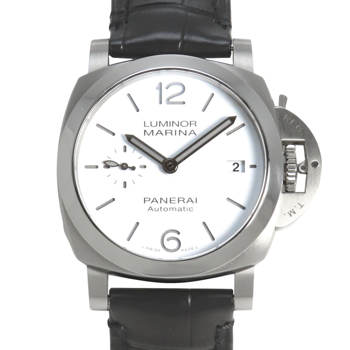 PAM01371 Luminor Quaranta SS/皮革 自动上链 白色