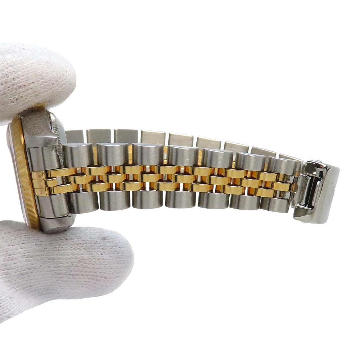 【保証書付】 69173 デイトジャスト YG/SS T番(1996年) 自動巻き ホワイト