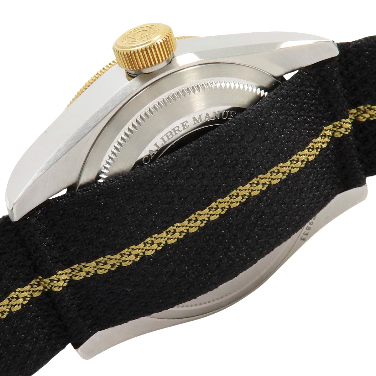 79833MN-0004 Heritage Black Bay GMT S&G YG/SS/Fabric Automatic Black