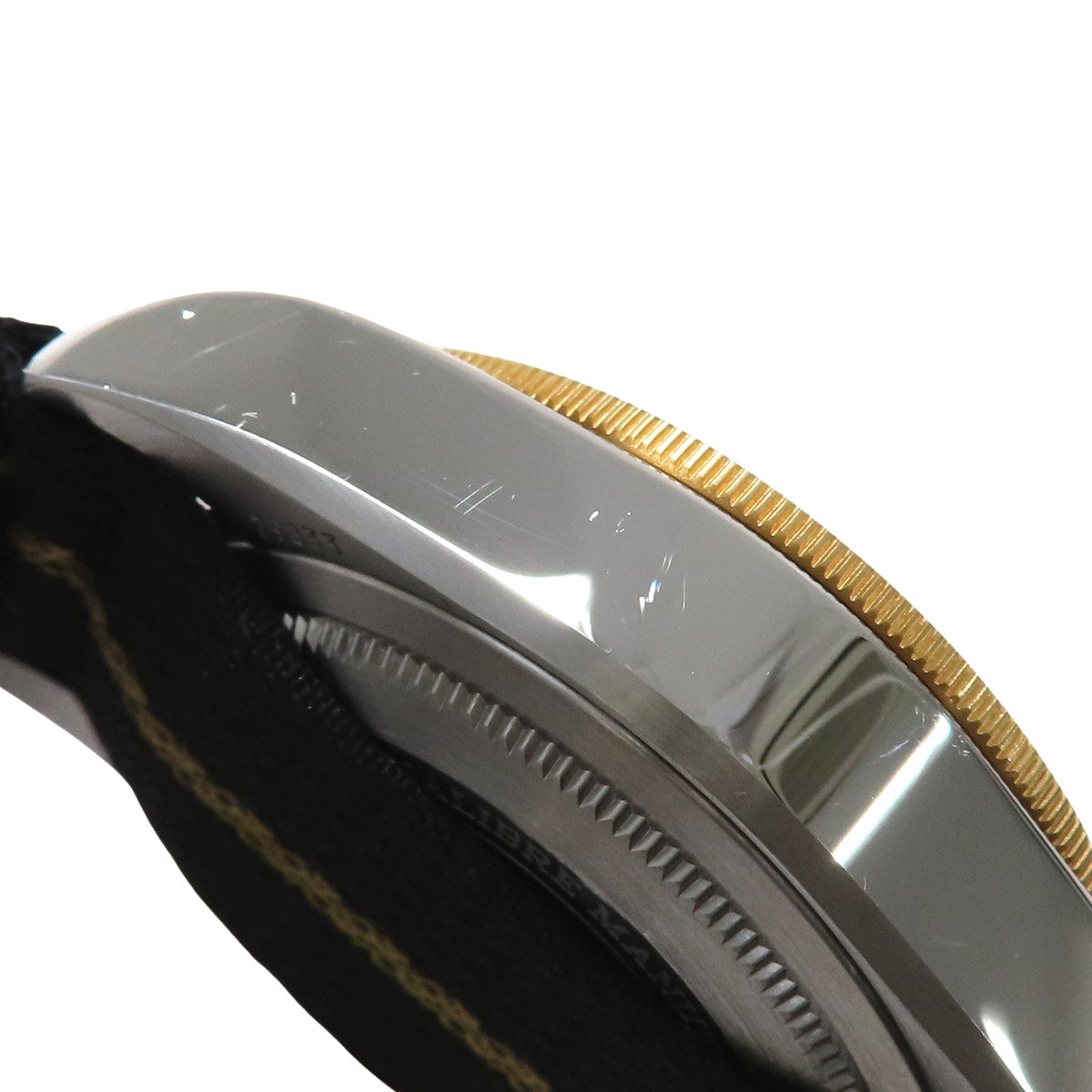 79833MN-0004 Heritage Black Bay GMT S&G YG/SS/Fabric Automatic Black