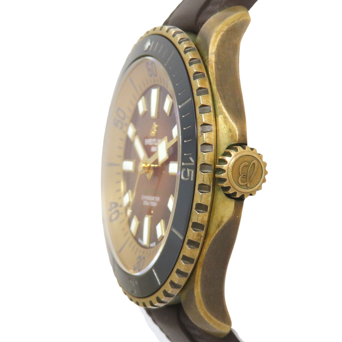 N17376 超级海洋自动腕表 44 铜/橡胶 自动上链 棕色