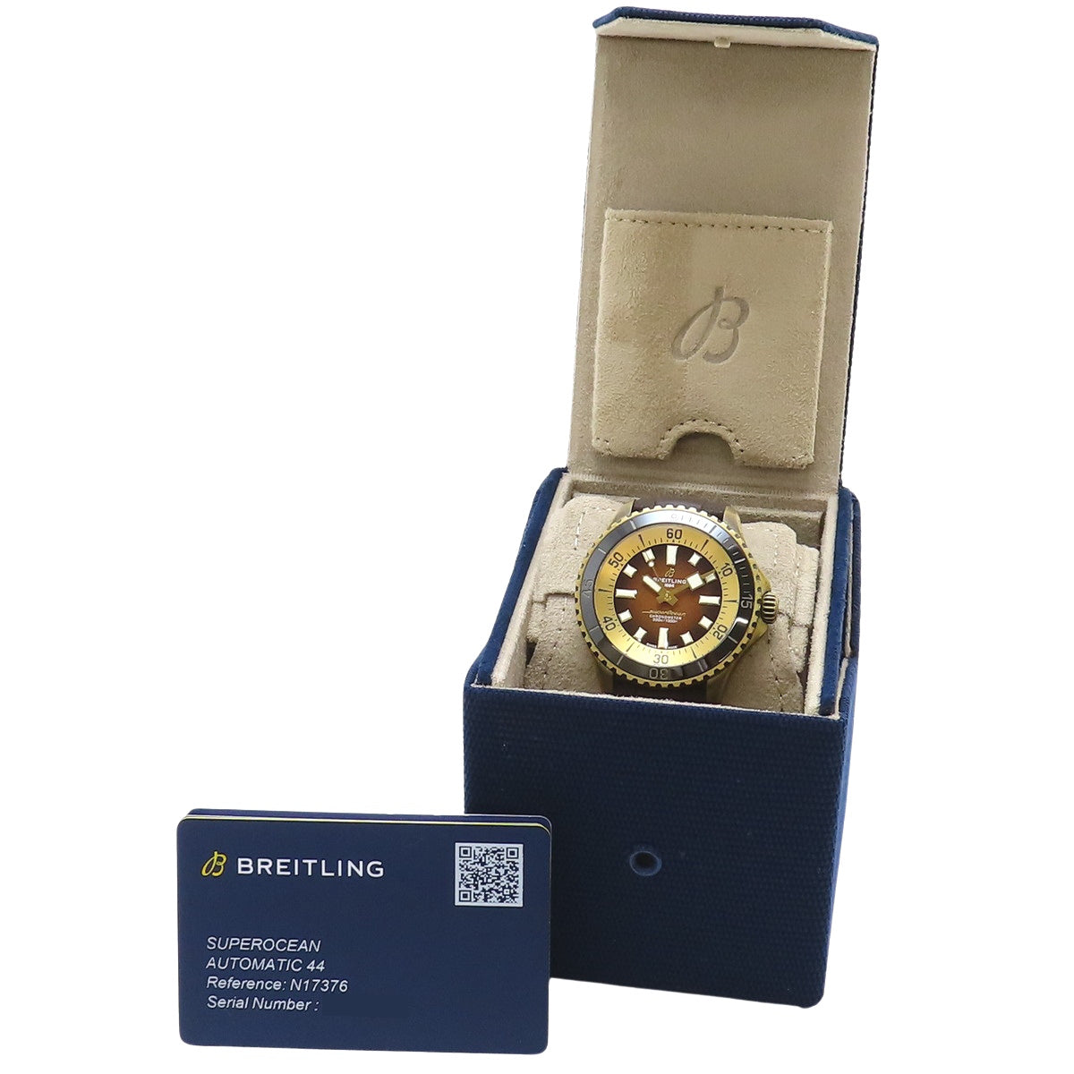 N17376 超级海洋自动腕表 44 铜/橡胶 自动上链 棕色