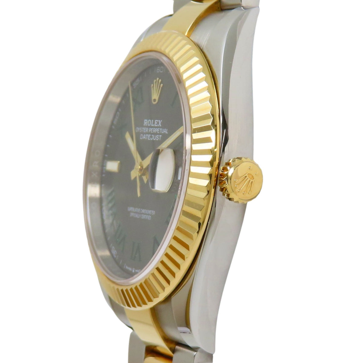 126333 デイトジャスト YG/SS ランダム番 自動巻き 2020年1月購入 グレー ゴールド