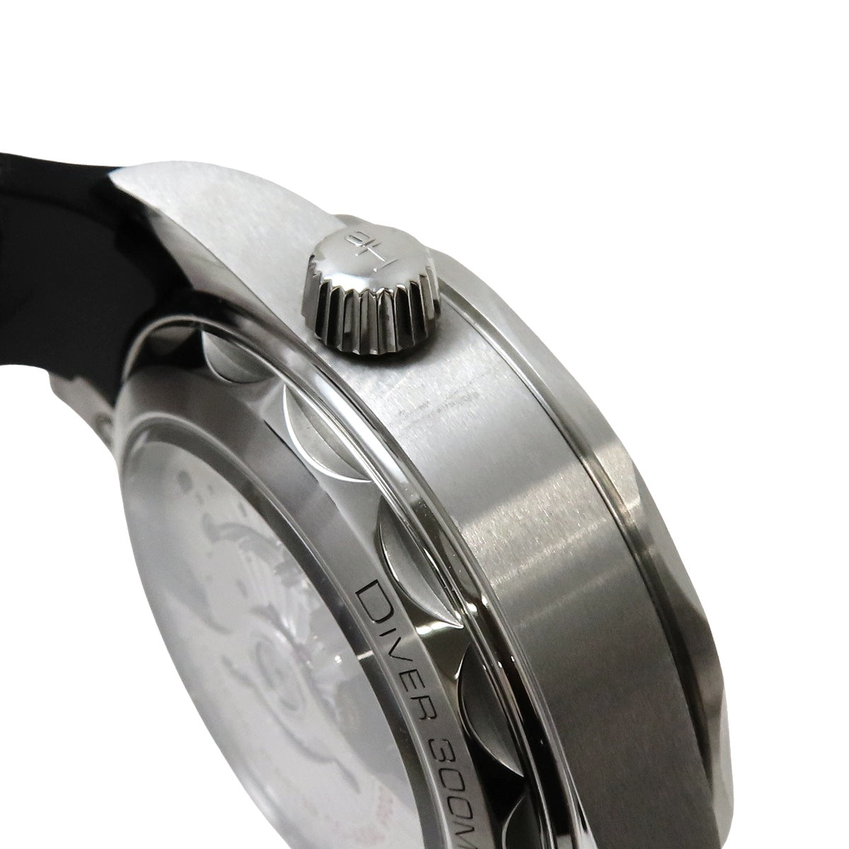 210.32.44.51.01.001 海马系列300米潜水表 同轴擒纵系统 精钢/橡胶 自动上链 黑色