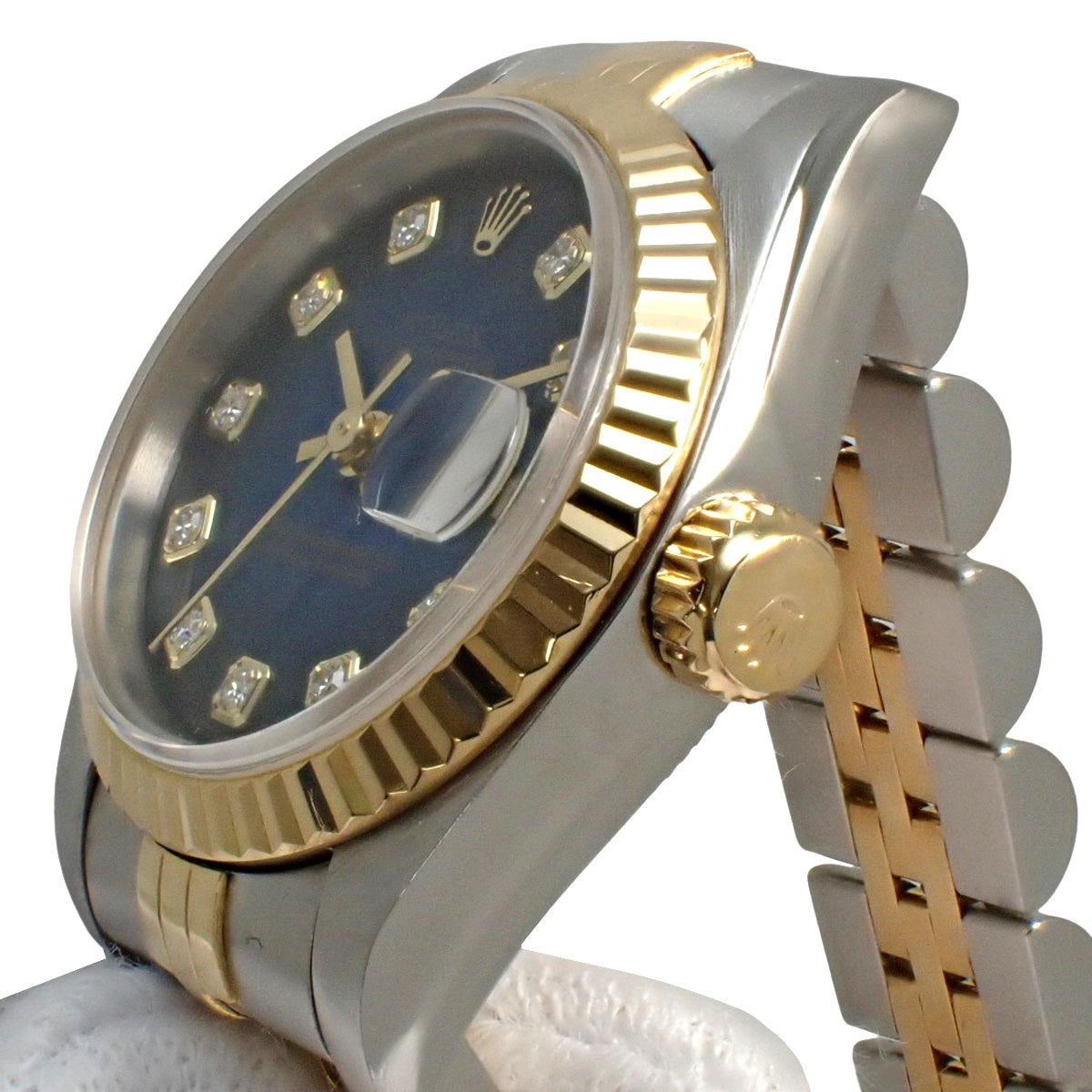 【附保修卡】69173G 日志型腕表 YG/SS W号 自动上链 蓝色