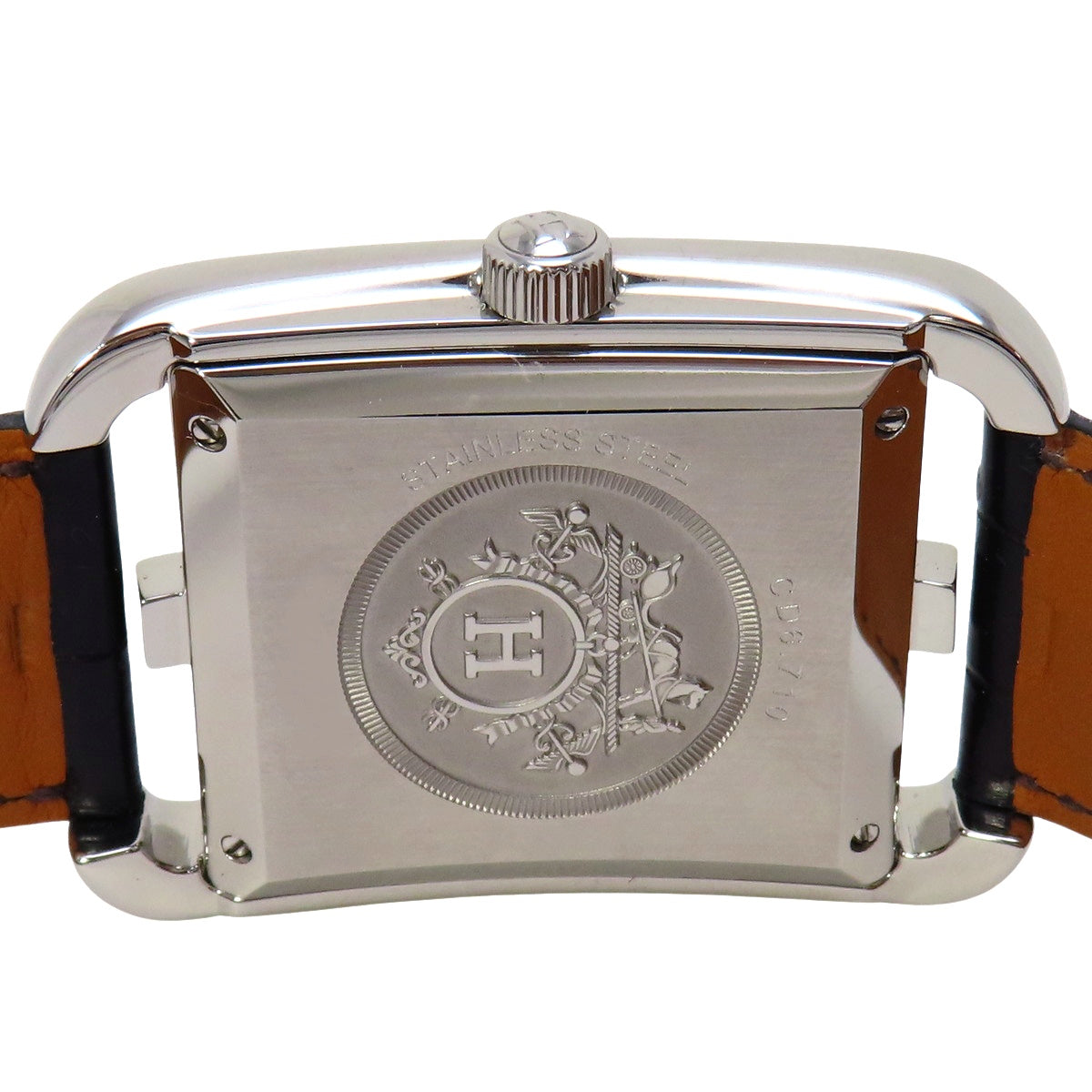 Cape Cod机械CD6.710不锈钢/皮革白色自动男士腕表