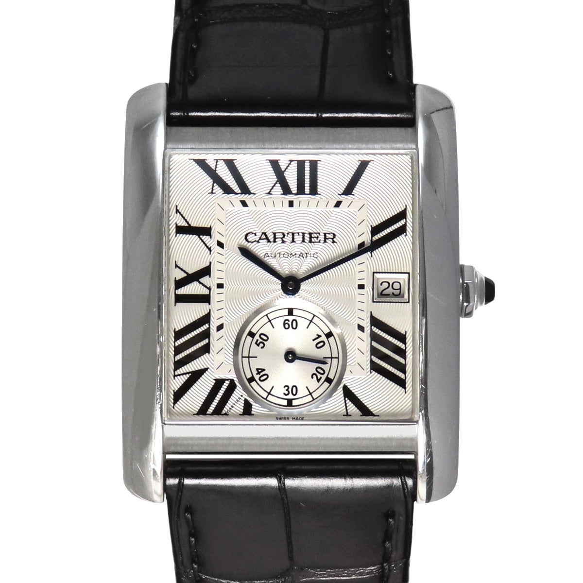 Tank MC W5330003 Stainless Steel/Leather Automatic Silver Black