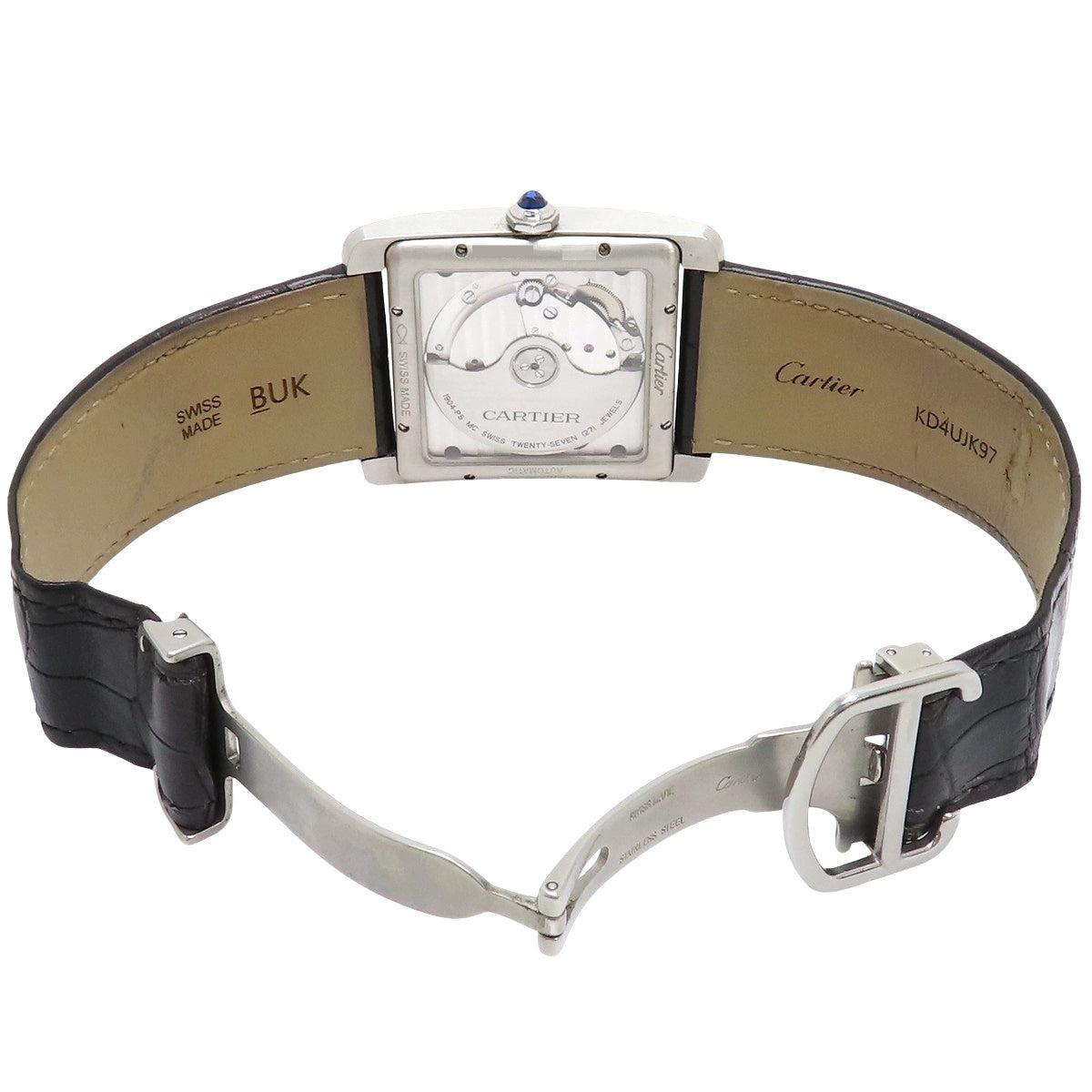 Tank MC W5330003 不锈钢/皮革 自动 银色 黑色