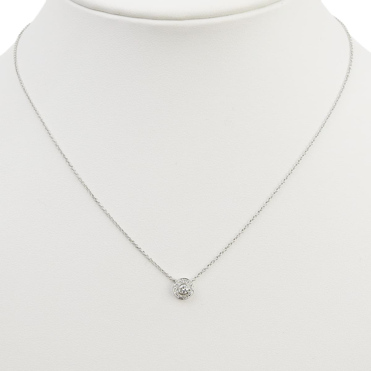 Circlet necklace diamond Pt950 platinum accessories jewelry