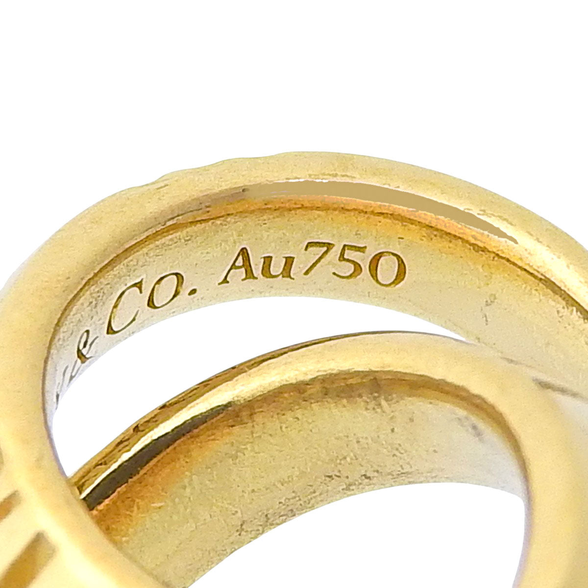 インターロッキング ネックレス K18 イエローゴールド YG