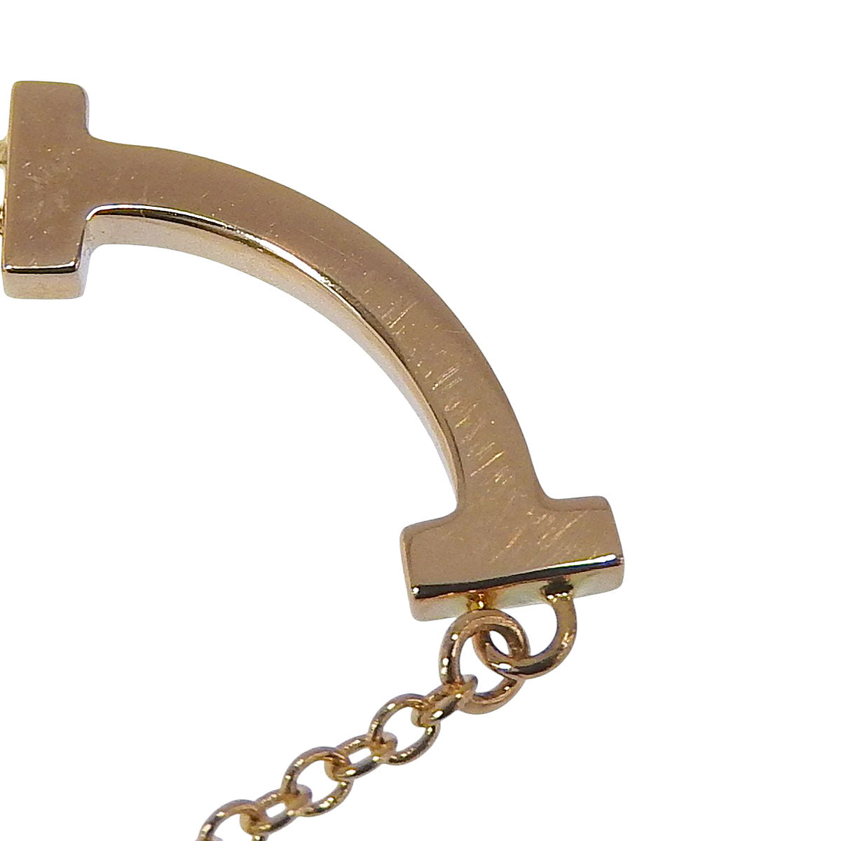 スマイル ネックレス K18 ピンクゴールド PG