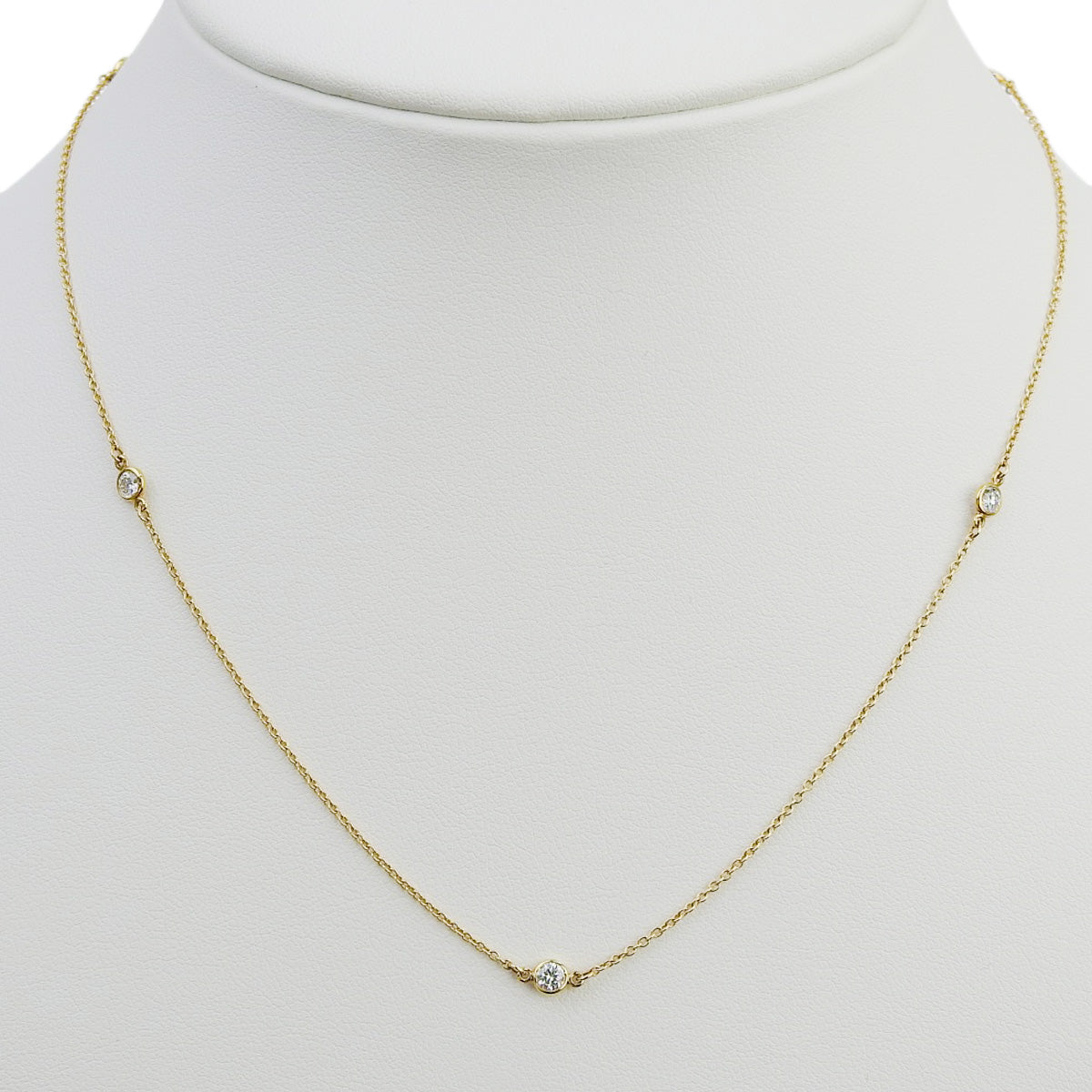 By the Yard Diamond Necklace in 18K Yellow Gold (YG)