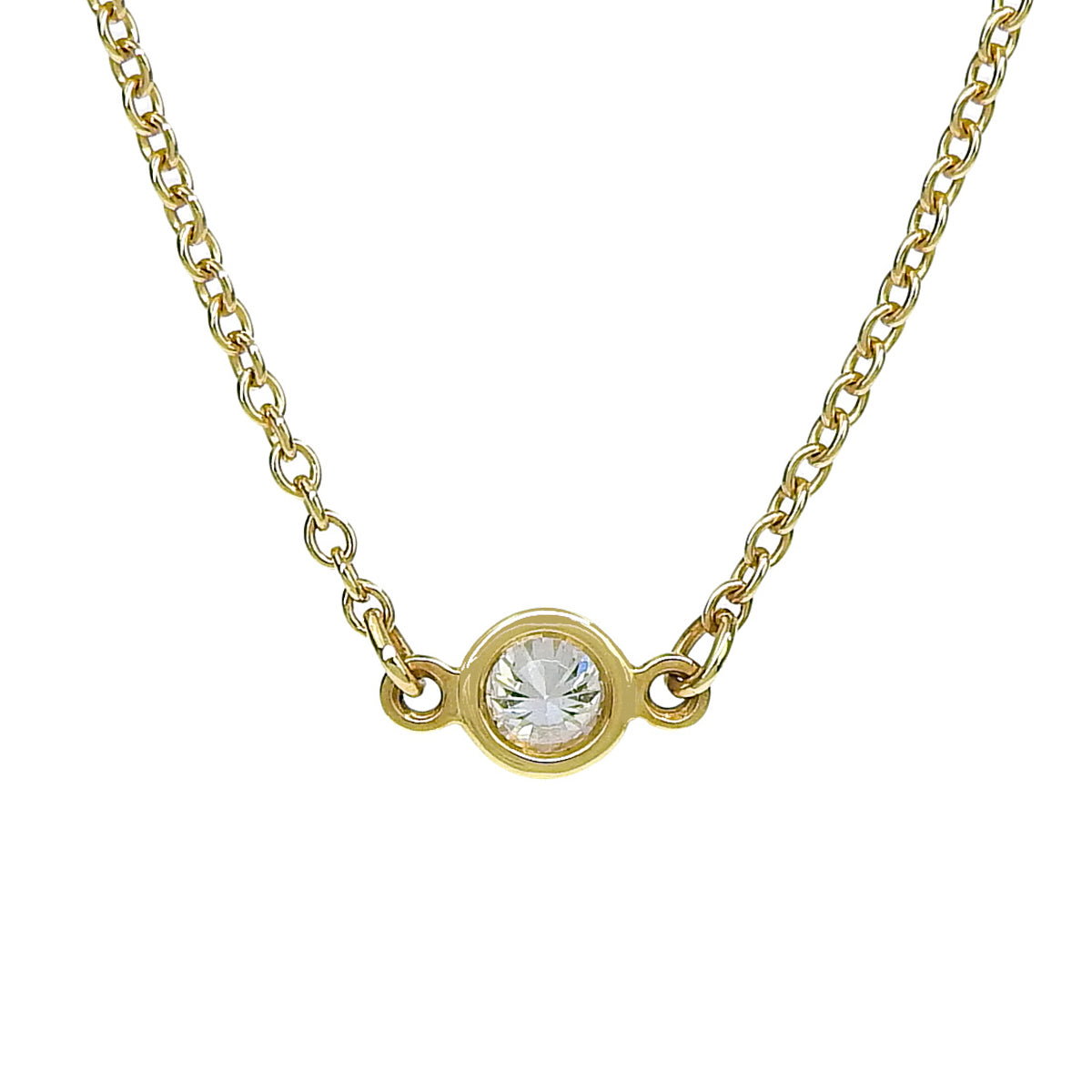 By the Yard Diamond Necklace in 18K Yellow Gold (YG)