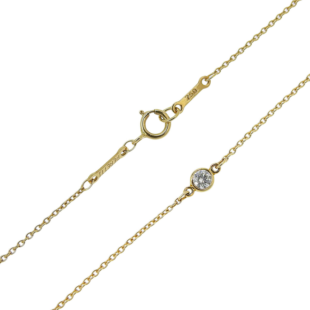 By the Yard Diamond Necklace in 18K Yellow Gold (YG)