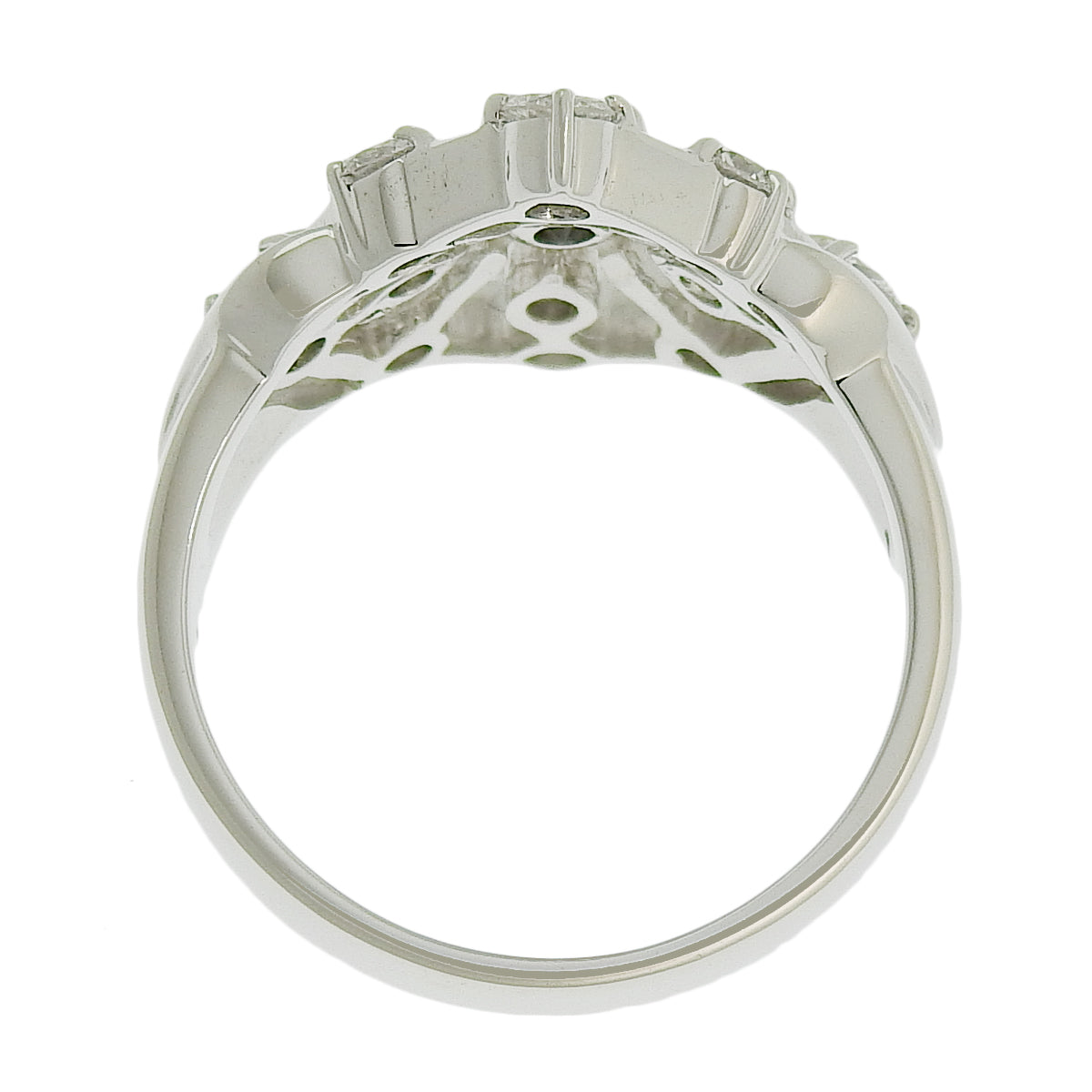 黑钻石钻石戒指 D1.00 K18 白金 WG