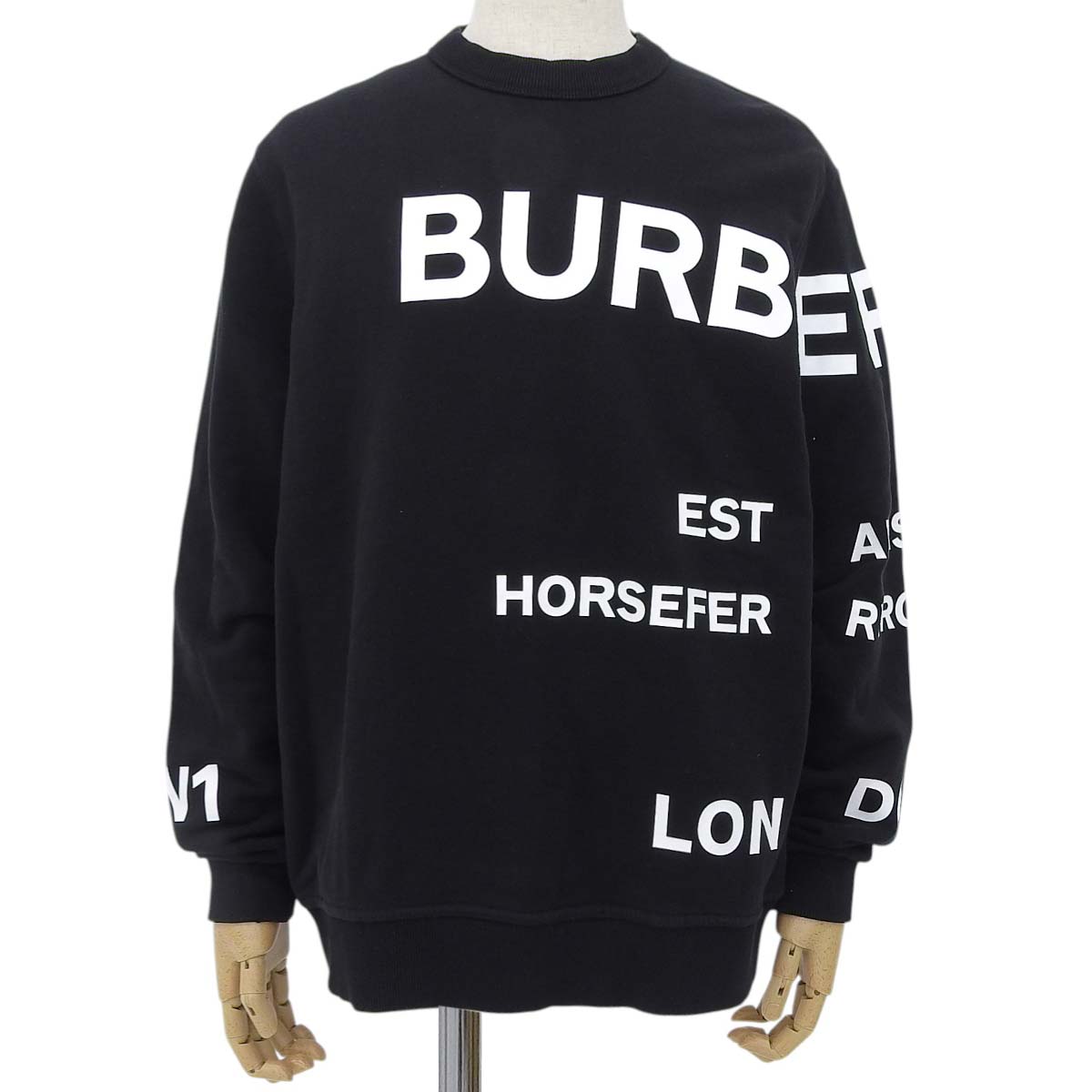 Horseferry logo print sweatshirt, size M
