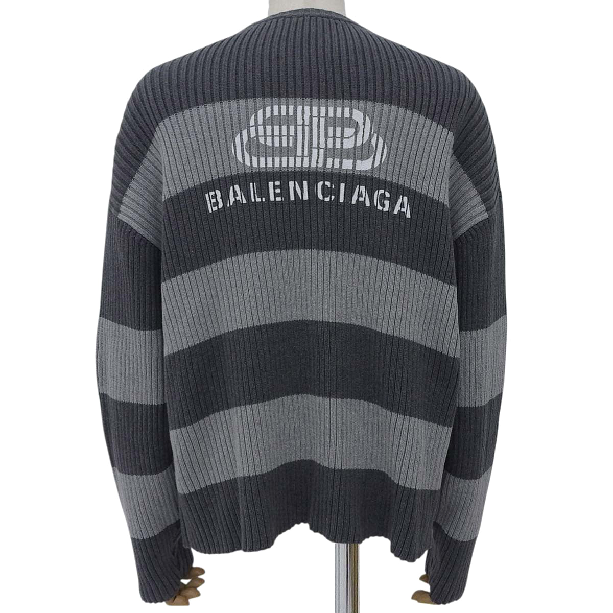 后背徽标条纹针织衫 2020 XS