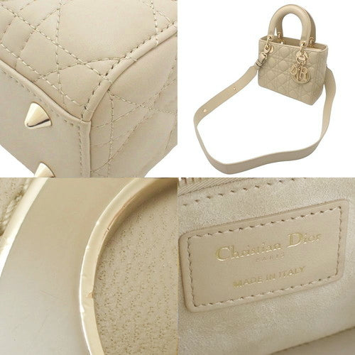 カナージュ Lady Dior My ABCDior バッグ スモール 2WAY ショルダー 斜め掛け 肩掛け ラムスキン M0538ONGE_M63U