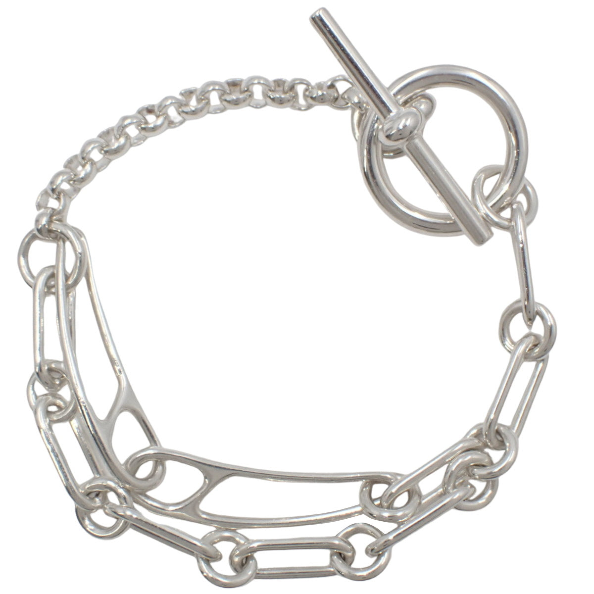 シェーヌダンクル パンク ブレスレット シルバー925 Sv