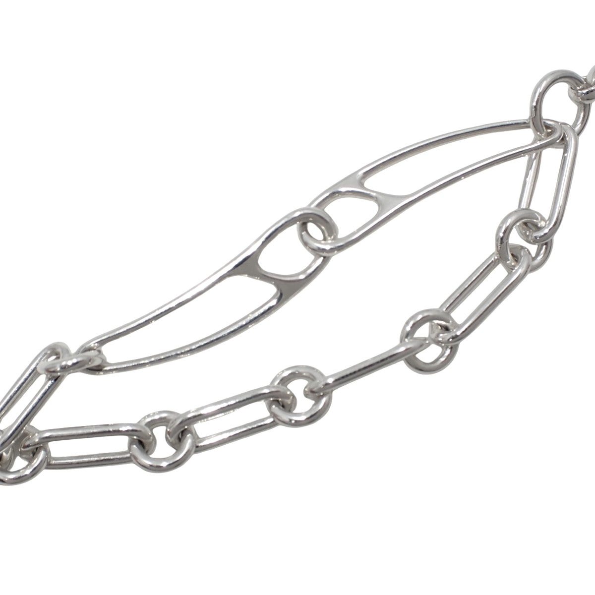 シェーヌダンクル パンク ブレスレット シルバー925 Sv