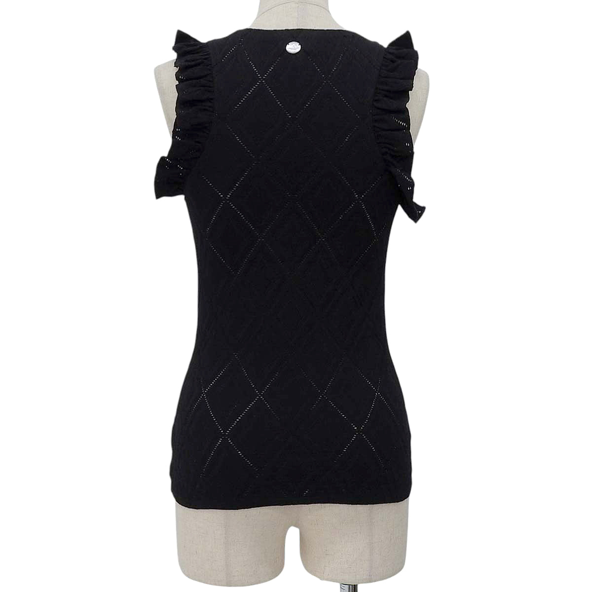 Sleeveless cut and sew 36 P71 ruffle