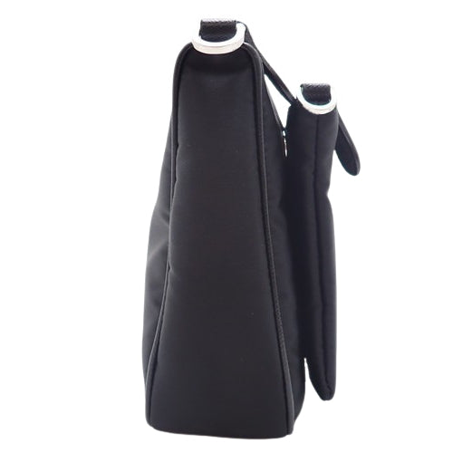 2-way shoulder bag in nylon and Saffiano leather, TESSUTO+SAFFIAN NERO, 1BH168