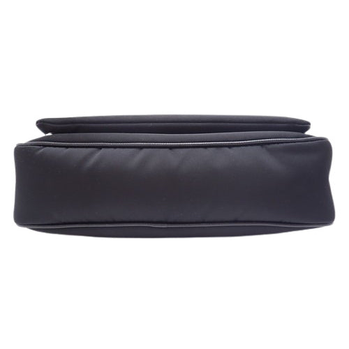 2-way shoulder bag in nylon and Saffiano leather, TESSUTO+SAFFIAN NERO, 1BH168