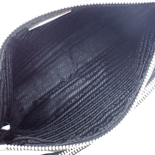 尼龙和 Saffiano 皮革两用单肩包,TESSUTO+SAFFIAN NERO,1BH168