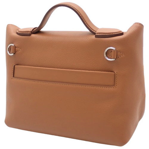 SAC Vin Quatre Mini 21 24/24 Evercolor Vaux Swift 皮革配钯金配件和金色 B 印章