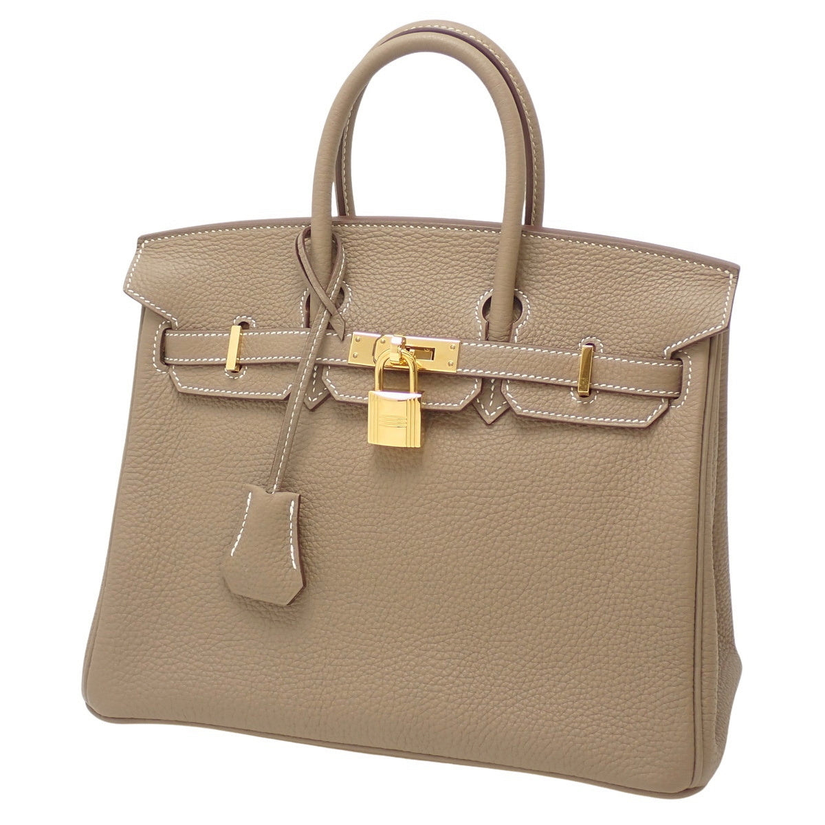 Birkin 25 Togo Etoupe/Etoupe Gold Hardware C Stamp