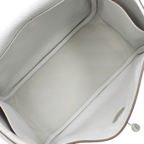 Lindy 26 Taurillon Clemence 皮革 钯金配件 蓝色冰川 W 印章