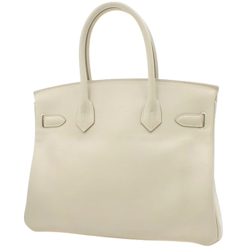 Birkin 30 Swift 皮革款,珍珠灰,带 X 印章