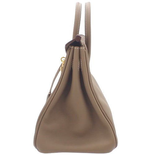 Birkin 25 in Vauxhall Swift Etoupe/Etoupe with X Stamp