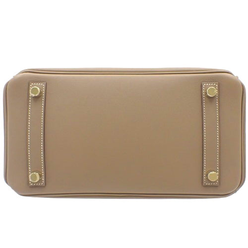 Birkin 25 in Vauxhall Swift Etoupe/Etoupe with X Stamp