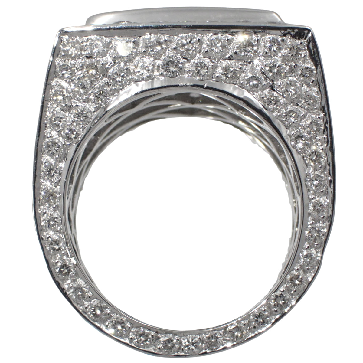 Diamond Ring 5.00 K18 White Gold WG