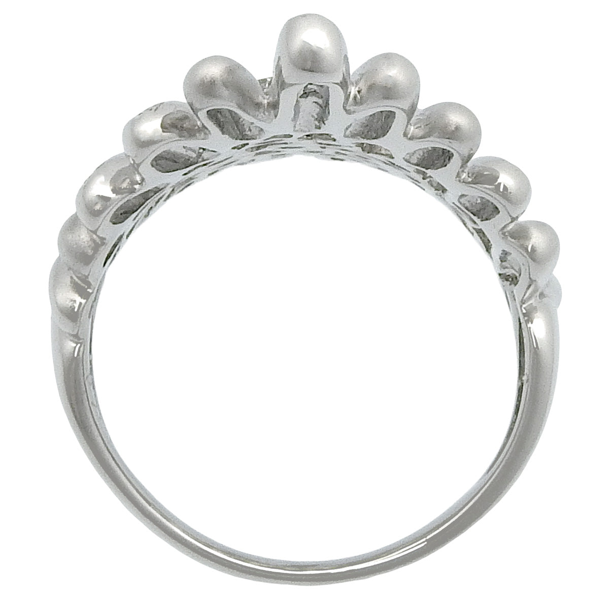 钻石戒指 0.74克拉 18K白金 WG 大款设计