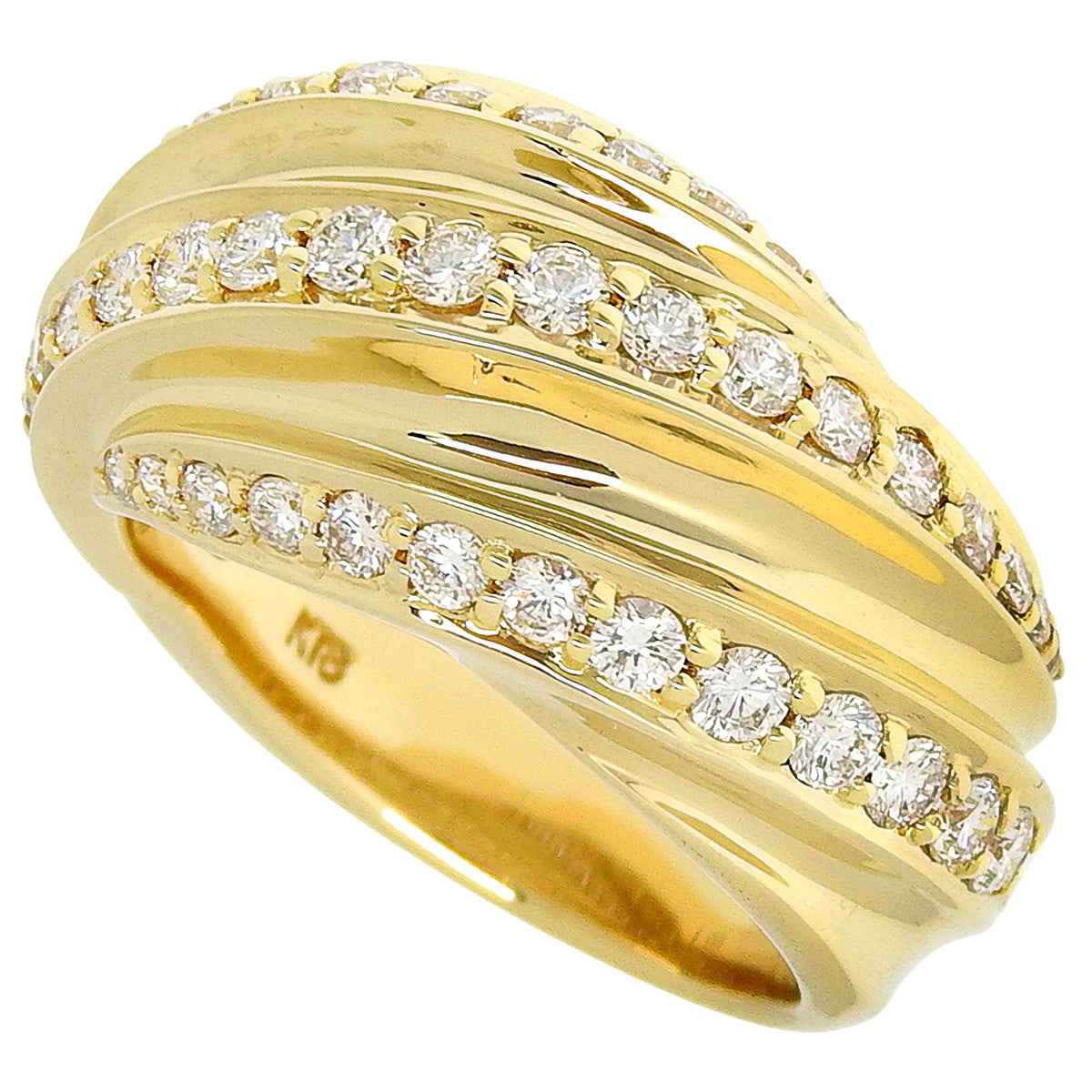 Diamond Ring D1.00 K18 Yellow Gold YG