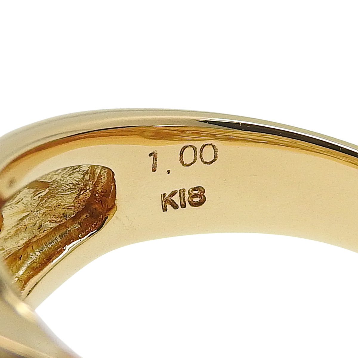 钻石戒指 D1.00 K18 黄金 YG