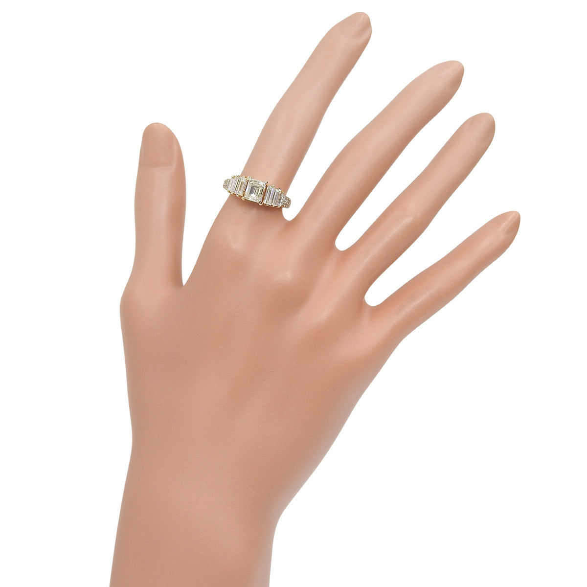 钻石戒指 D1.038/D1.04 K18 黄金 YG