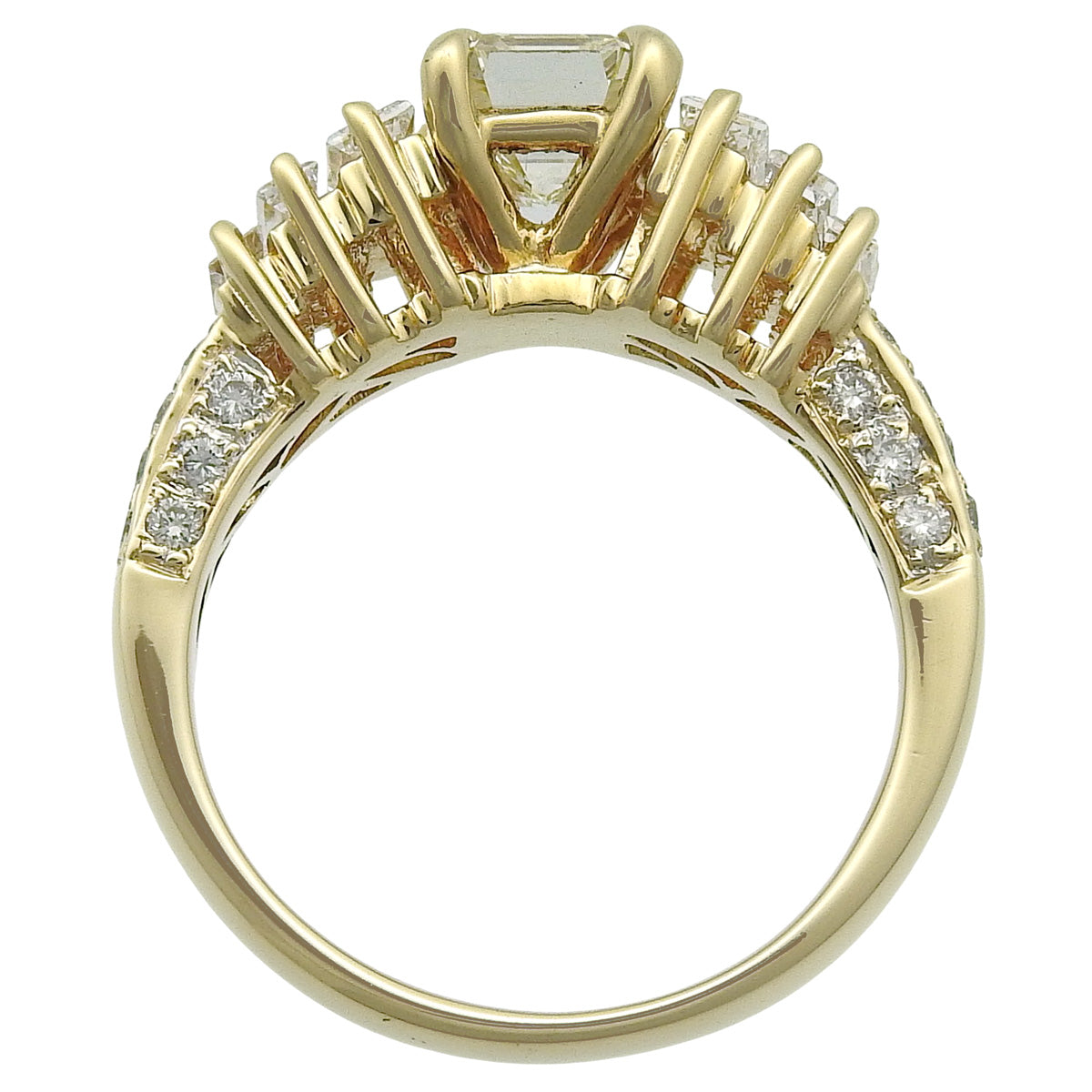 钻石戒指 D1.038/D1.04 K18 黄金 YG