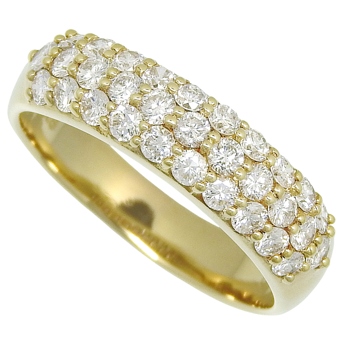 ダイヤモンド リング D1.00 K18 イエローゴールド YG アクセサリー