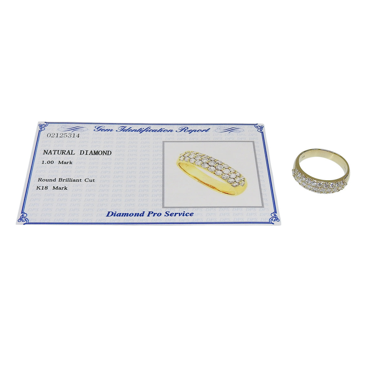 ダイヤモンド リング D1.00 K18 イエローゴールド YG アクセサリー