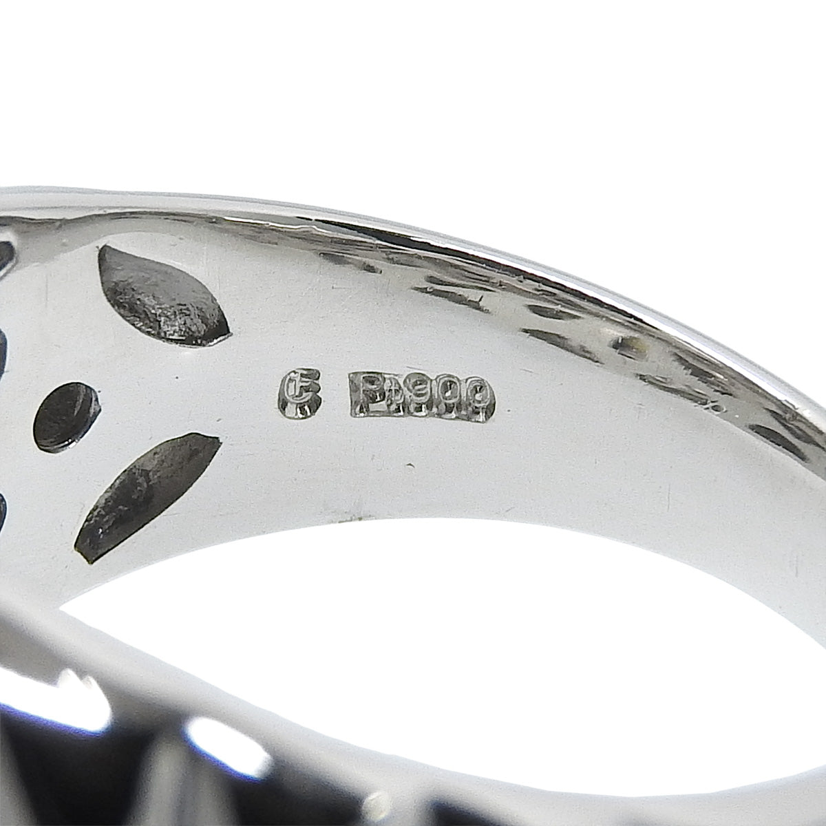 猫眼绿柱石钻石戒指 CE1.22/D0.54 K18 白金 WG