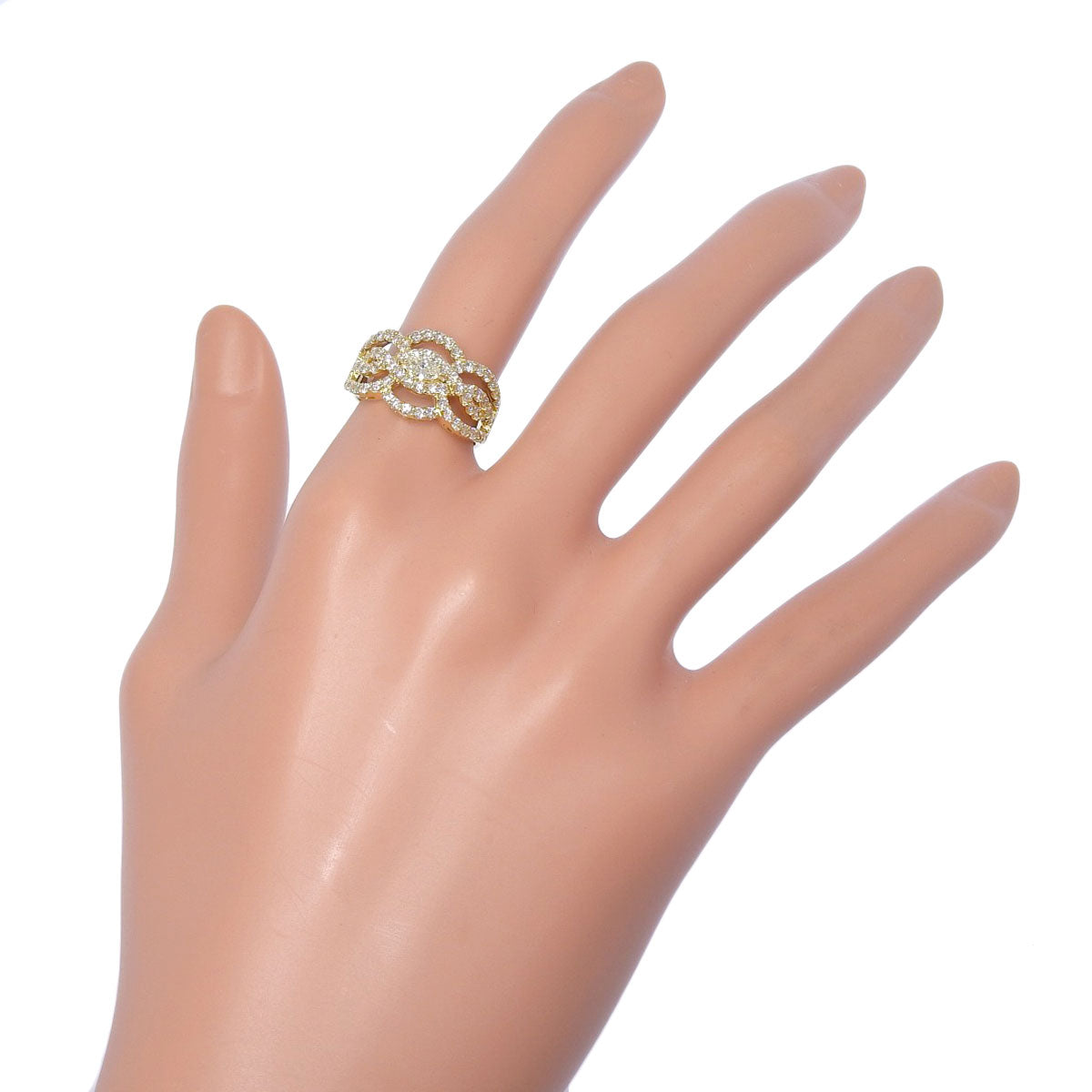 Diamond Ring D1.00 K18 Yellow Gold YG