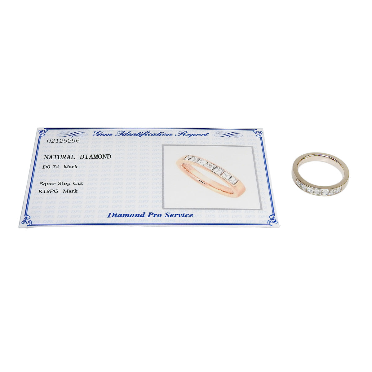 ダイヤモンド リング D0.74 K18 ピンクゴールド PG