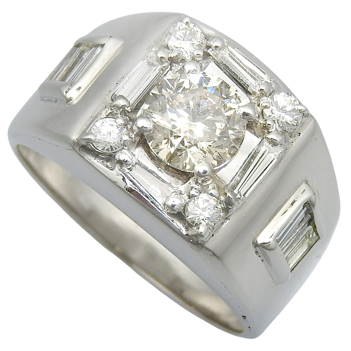 ダイヤモンド リング D1.083,0.978 Pt900プラチナ