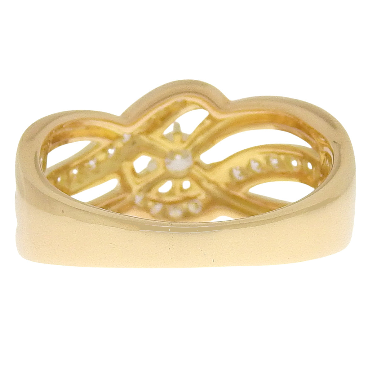 Diamond ring, 0.29 carats, 18K yellow gold.