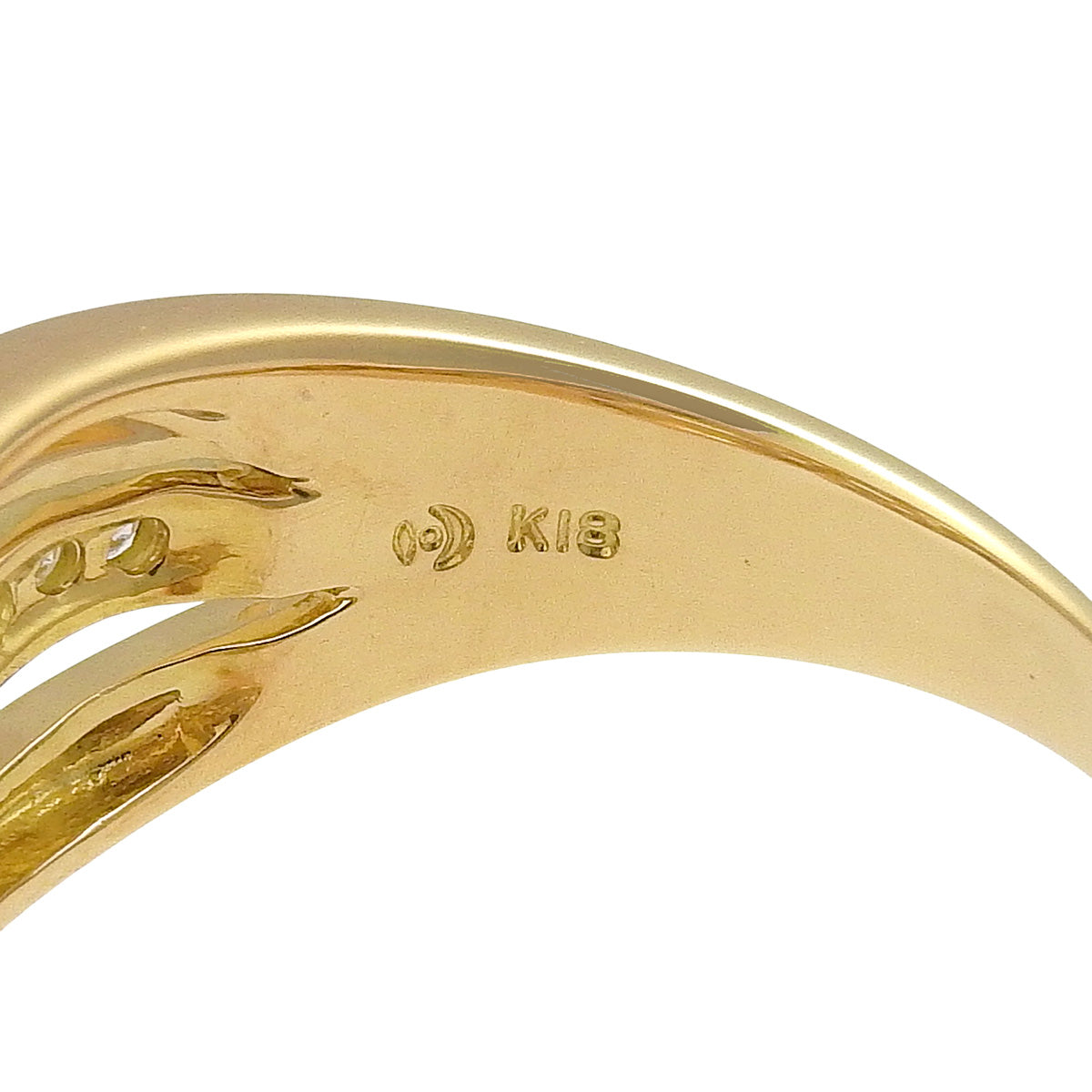 Diamond ring, 0.29 carats, 18K yellow gold.